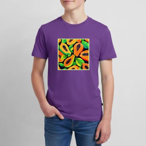 Tropical Papaya Paradise - Kids' Premium T-Shirt