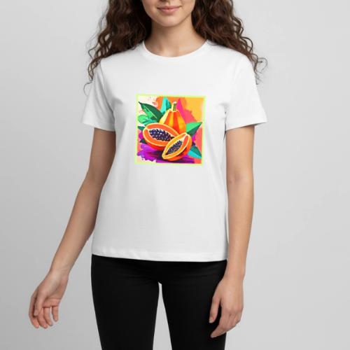 Sliced Papaya Pop Art - Kids' Premium T-Shirt