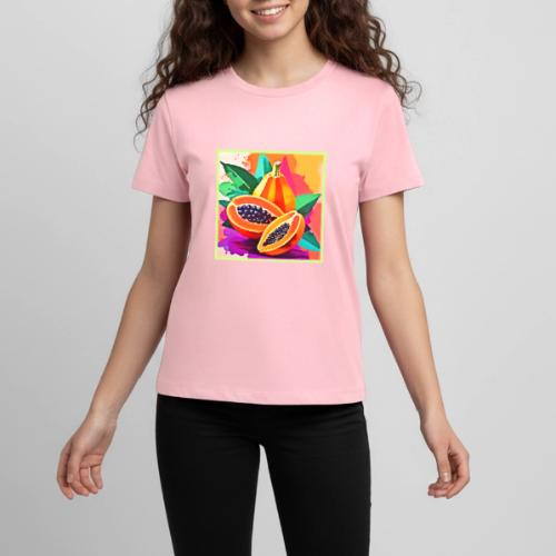 Sliced Papaya Pop Art - Kids' Premium T-Shirt