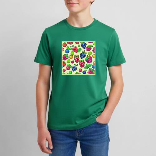 Berry Fruit Pattern Design - Kids' Premium T-Shirt