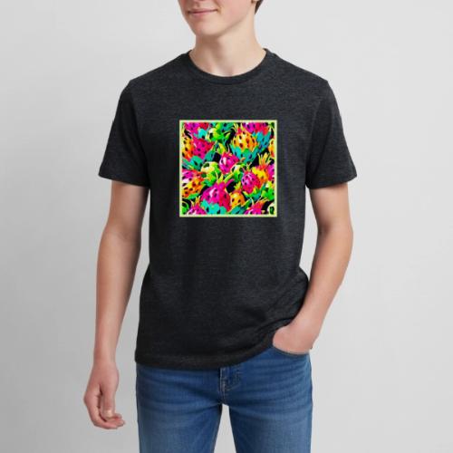 Dragon Fruit Vivid Pattern - Kids' Premium T-Shirt