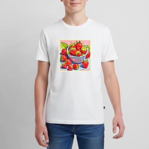 Fresh Strawberry Bowl - Kids' Premium T-Shirt
