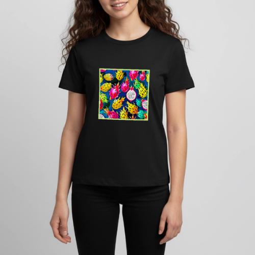 Dragon Fruit Pattern Art - Kids' Premium T-Shirt