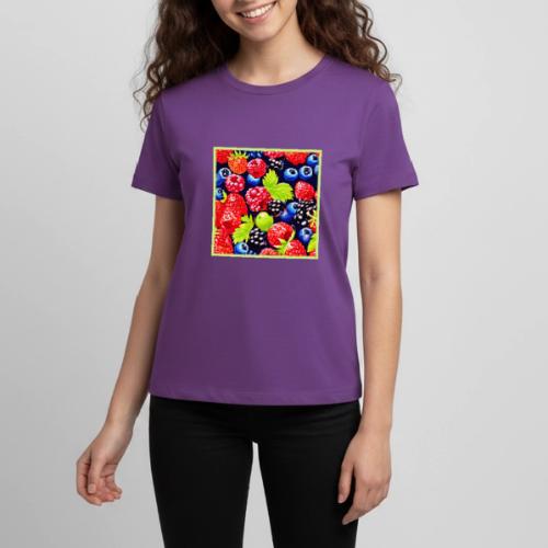 Colorful Berry Medley Design - Kids' Premium T-Shirt