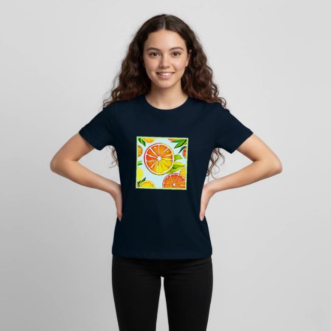 Orange Slice: Citrus Art