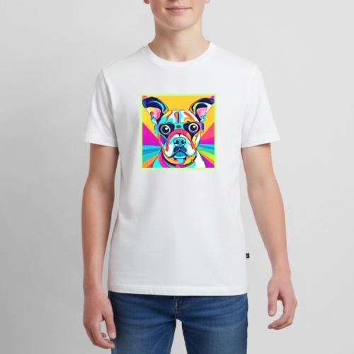 Vibrant Pet Glasses Design - Kids' Premium T-Shirt