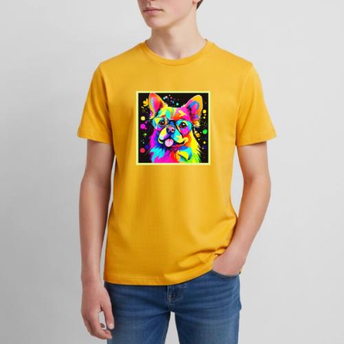 Vivid Canine Vibes Design - Kids' Premium T-Shirt