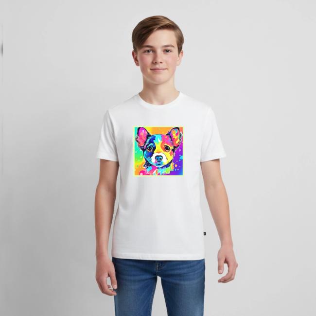 Vivid Puppy Vibes Art Design