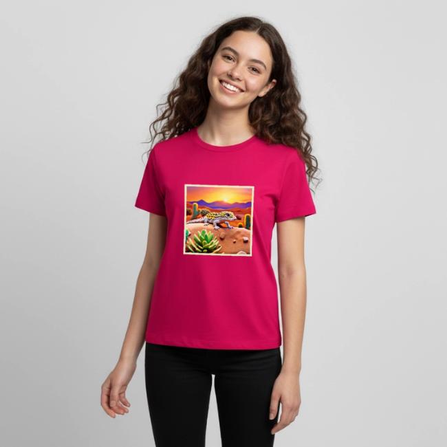 Spotted Gecko Desert Sunset