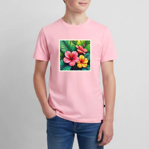Exotic Flower Garden Dreams - Kids' Premium T-Shirt