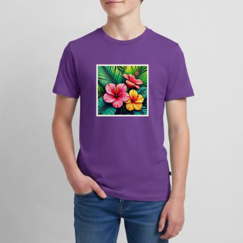 Exotic Flower Garden Dreams - Kids' Premium T-Shirt