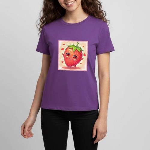 Adorable Sweet Strawberry Bliss - Kids' Premium T-Shirt