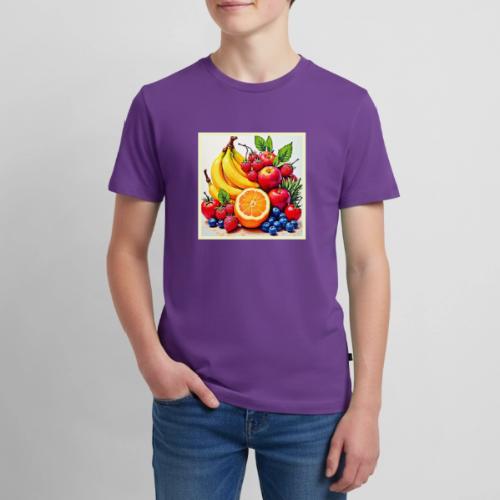 Vibrant Fresh Fruit Delight Design - Kids' Premium T-Shirt