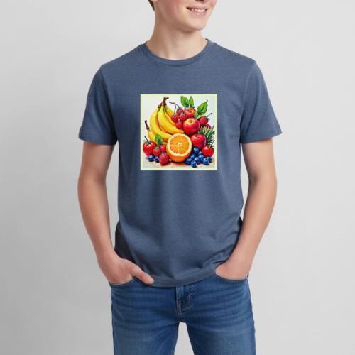 Vibrant Fresh Fruit Delight Design - Kids' Premium T-Shirt