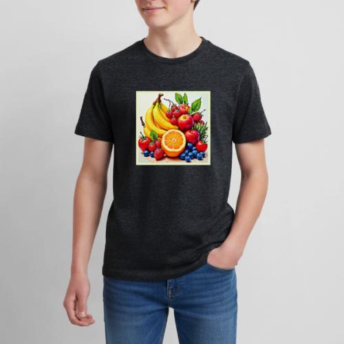 Vibrant Fresh Fruit Delight Design - Kids' Premium T-Shirt