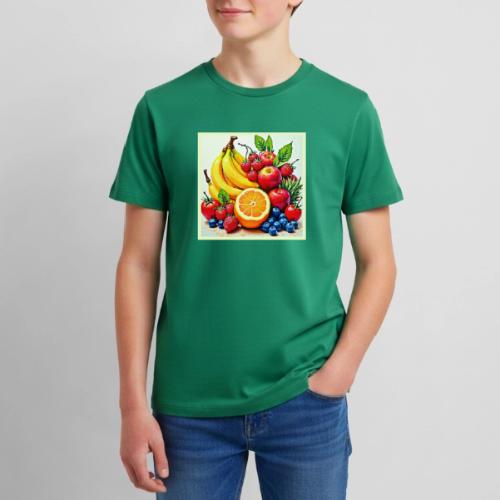 Vibrant Fresh Fruit Delight Design - Kids' Premium T-Shirt