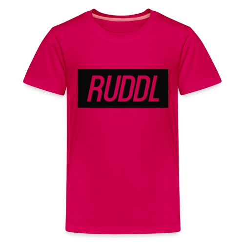 Ruddl Text Spreadshirt - Kids' Premium T-Shirt