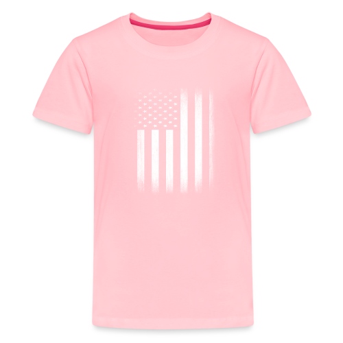 US Flag Distressed - Kids' Premium T-Shirt