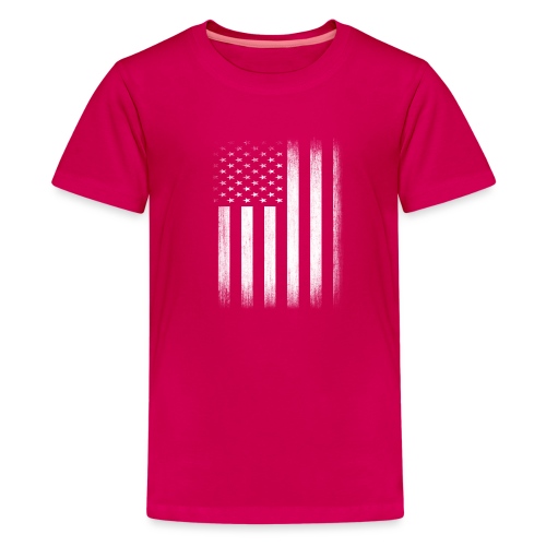 US Flag Distressed - Kids' Premium T-Shirt
