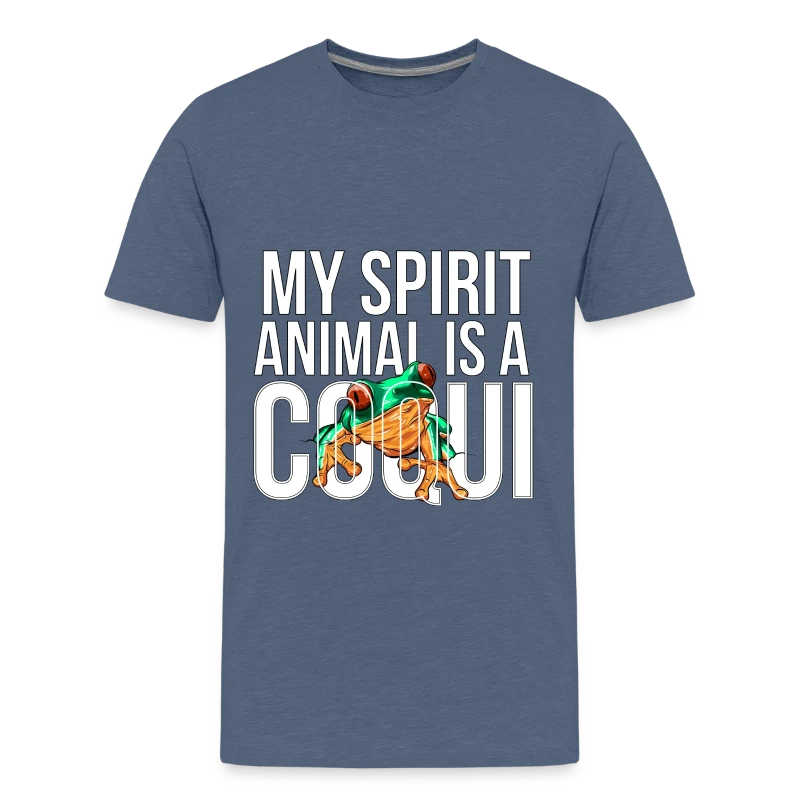 My Spirit Animal is a Coqui Boricua Puerto Rico - Kids' Premium T-Shirt
