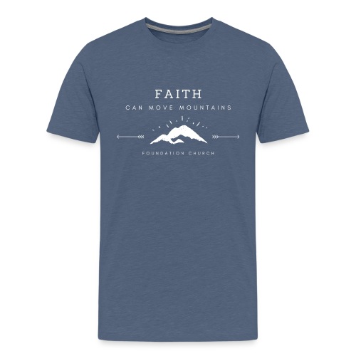 FAITH CAN MOVE MOUNTAINS (white) - Kids' Premium T-Shirt