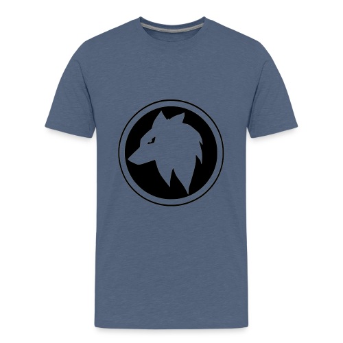 Mangawolf im Kreis - Kids' Premium T-Shirt