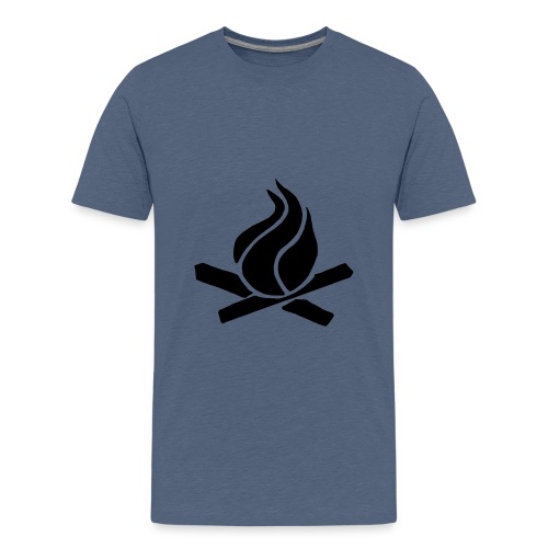 flame fire campfire - Kids' Premium T-Shirt