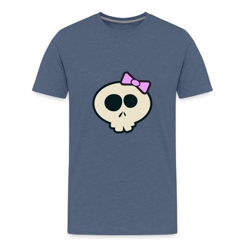Cute Skull Lavender - Kids' Premium T-Shirt