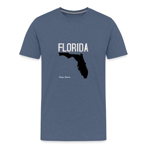 FLORIDA REGION MAP WHITE - Kids' Premium T-Shirt