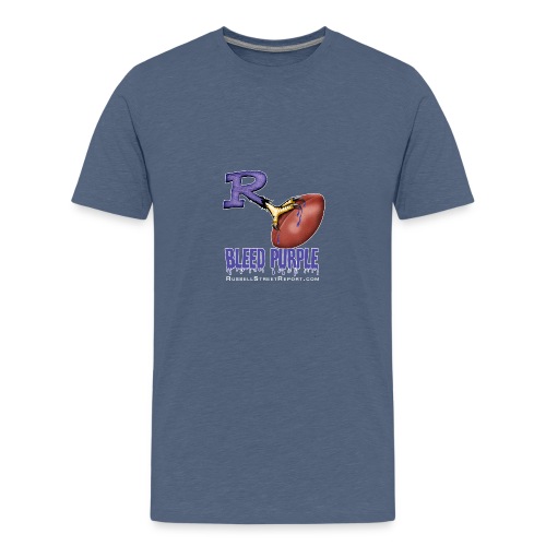 ravens r bleed shirt png - Kids' Premium T-Shirt