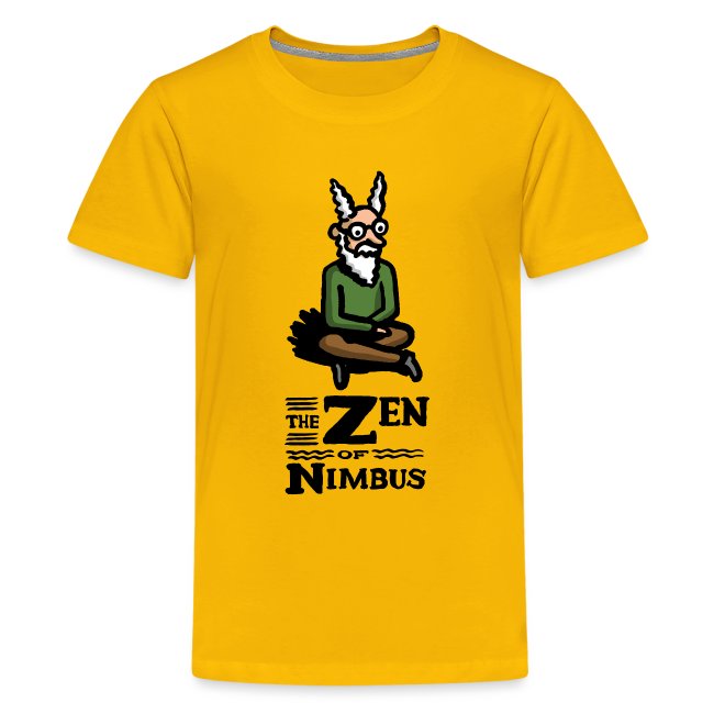 The Zen of Nimbus t-shirt / Nimbus color with logo
