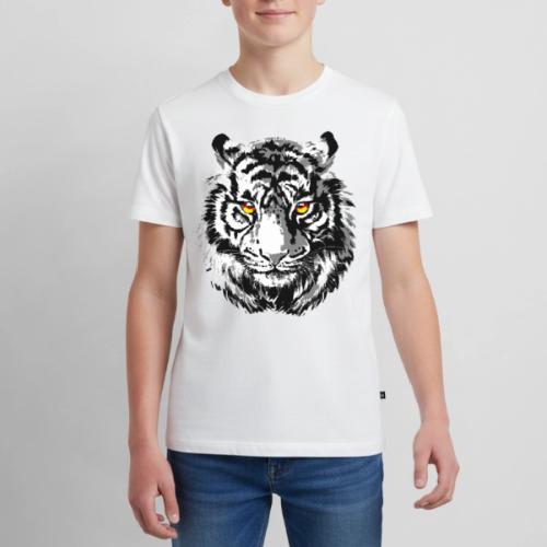 Tiger Head - Tiger Artwork - Wildlife Big Cats - Kids' Premium T-Shirt