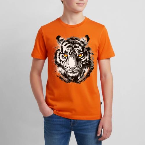 Tiger Head - Tiger Artwork - Wildlife Big Cats - Kids' Premium T-Shirt