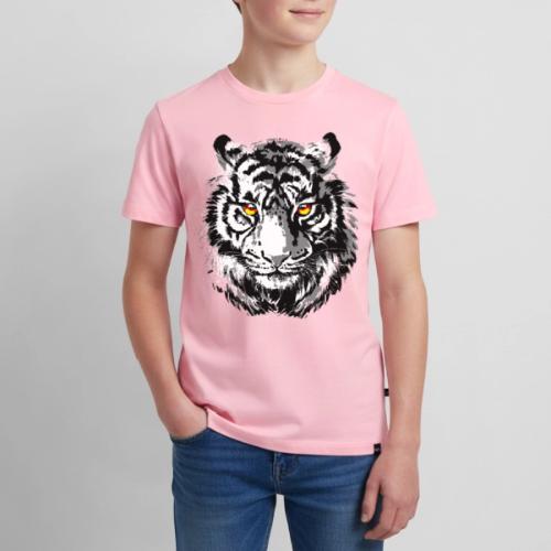Tiger Head - Tiger Artwork - Wildlife Big Cats - Kids' Premium T-Shirt