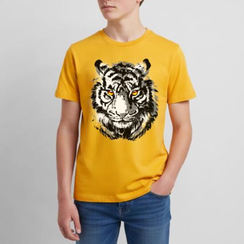 Tiger Head - Tiger Artwork - Wildlife Big Cats - Kids' Premium T-Shirt