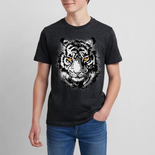 Tiger Head - Tiger Artwork - Wildlife Big Cats - Kids' Premium T-Shirt
