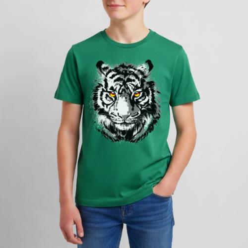 Tiger Head - Tiger Artwork - Wildlife Big Cats - Kids' Premium T-Shirt