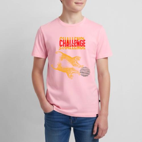 Double tiger fashion, jungle feline animals. - Kids' Premium T-Shirt