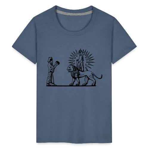 Lion and Sun in Ancient Iran - Kids' Premium T-Shirt
