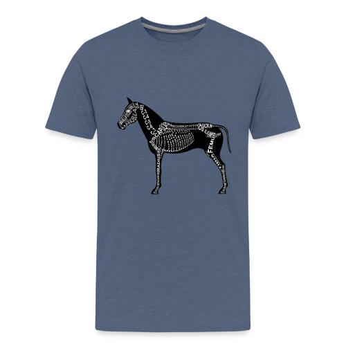 Skeleton Horse - Kids' Premium T-Shirt