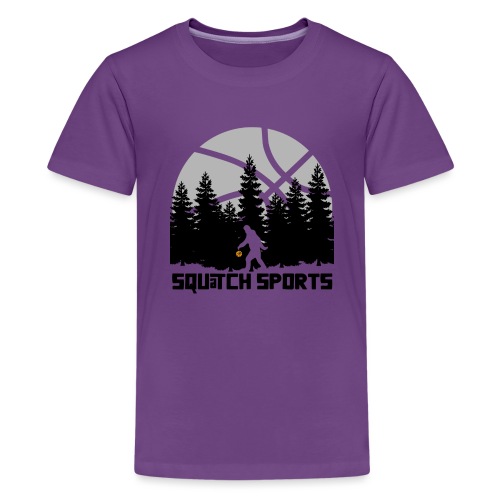 Squatch Scene Black - Kids' Premium T-Shirt