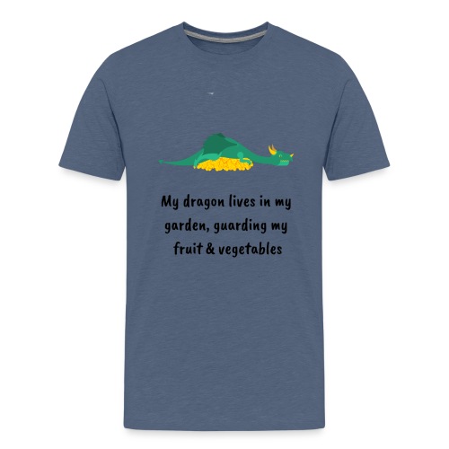 My dragon lives in my garden - Kids' Premium T-Shirt
