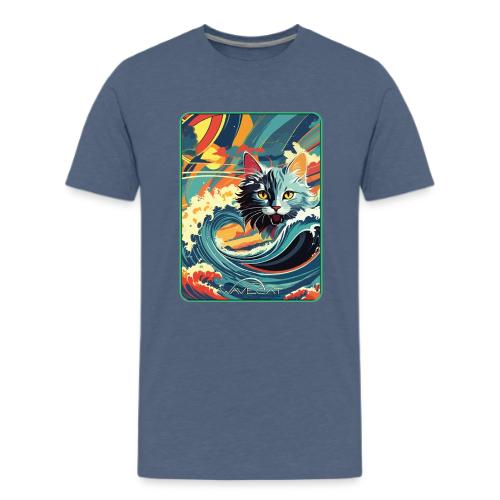Wavecat Beach - Kids' Premium T-Shirt