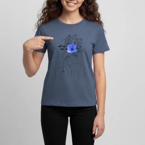 Third Eye Flower Goddess - Crystal Design - Kids' Premium T-Shirt