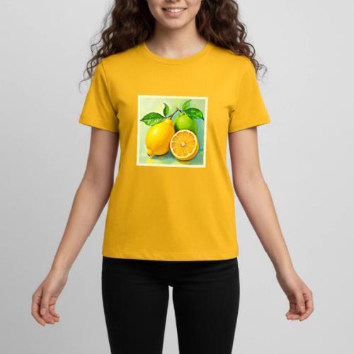 Zesty Citrus Burst of Sunshine Design - Kids' Premium T-Shirt