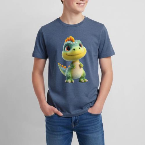 Playful 3D Baby Dinosaur - Kids' Premium T-Shirt