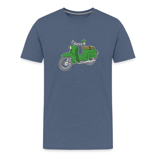 Schwalbe, scooter from GDR (green) - Kids' Premium T-Shirt