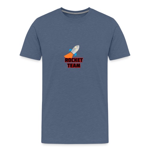 Rocket Team Logo Red Text - Kids' Premium T-Shirt