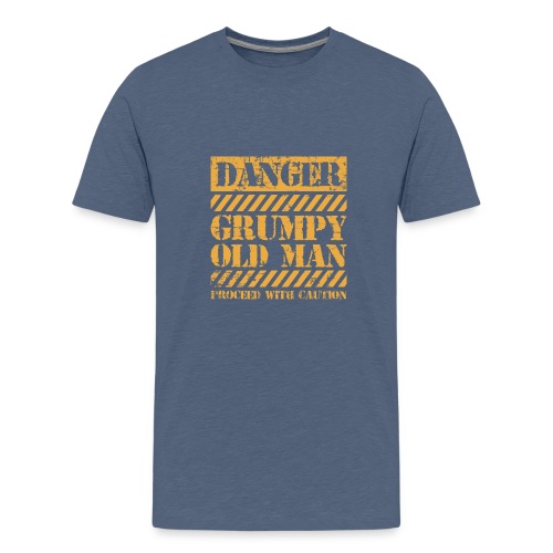 Danger Grumpy Old Man Sarcastic Saying - Kids' Premium T-Shirt