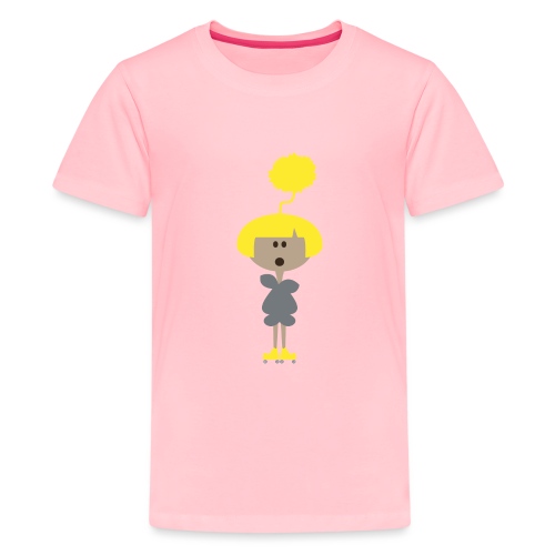 Pom Pom Girl Rollerskating - Kids' Premium T-Shirt